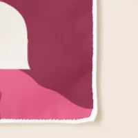 Monogram Name on Pink Camouflage | Scarf