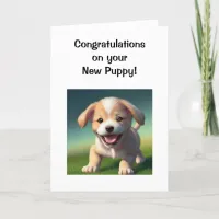 Welcome to your New Puppy! Card