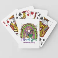 Rainbow Mardi Gras Playing Cards