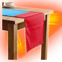 Neon Colorful Stripes |  Short Table Runner