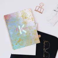 Artistic Glittery Pastel Modern Glam Chic Luxury  Planner