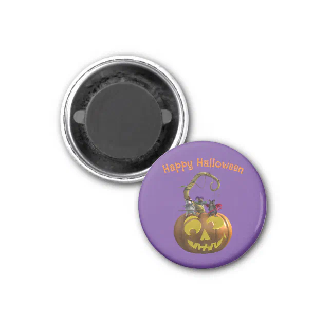 Cute Halloween Mouse Trio Magnet