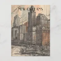 New Orleans Louisiana Travel Postcard