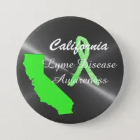 California Lyme Disease Awareness Ribbon Button