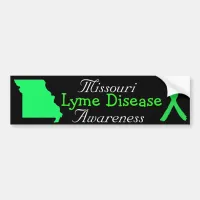 Missouri Lyme Disease Ribbons Bumper Sticker