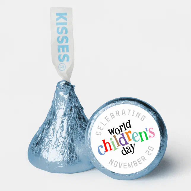  Colorful Happy World Children's Day Hershey®'s Kisses®