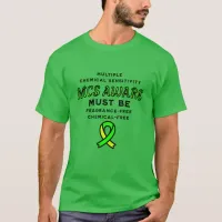 Multiple Chemical Sensitivity MCS Awareness  T-Shirt