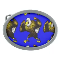 Cartoon Fighting Eagle Belt Buckle