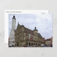 Medieval Majesty: Rothenburg Rathaus Postcard