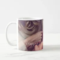 Gift For Mom First Mother's Day Modern Photo   Coffee Mug