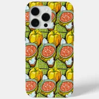 Pumpkins & Soup Pattern Autumn Halloween iPhone 15 Pro Max Case