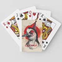 Clown Penguin Poker Cards