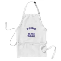 Proud of My Grad plain Adult Apron