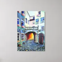 Dreamscape Luxembourg Bohemian City Canvas Print