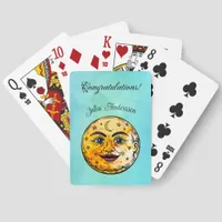 Over the Moon Baby Shower Celebration Canasta Cards