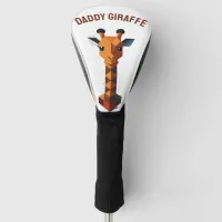 Isometric Giraffe Golf Head Cover