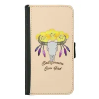 California Boho Cowgirl Samsung Galaxy S5 Wallet Case