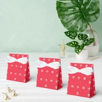 Christmas Holiday Charm Pattern 09 -  Favor Boxes