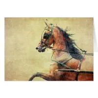 Hackney Pony Blank Inside Greeting Card