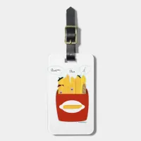 So Very French Fries Luggage Tag