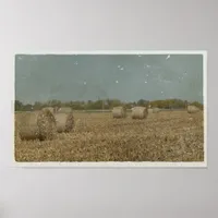 Round Bales Poster