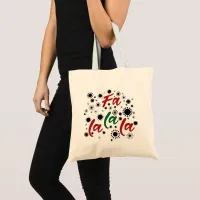 Fa la la la Christmas Tote Bag