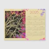 Bruin tree with multicolor leaves 2025 calendar