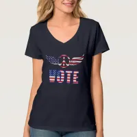 Vote for Peace American Flag Shirt