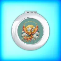 Phoenix in the Clouds Happy Mother's Day | Compact Mirror