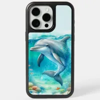 Tropical Dolphin Ocean Sea Life iPhone 15 Pro Max Case