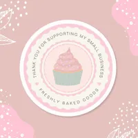 Cupcake Baking Business Sticker