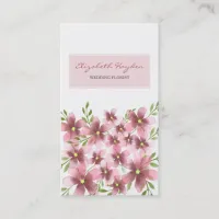 Blush Floral Business Cards