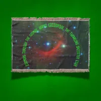 Twinkling Speedster Star Kappa Cassiopeiae | Throw Blanket