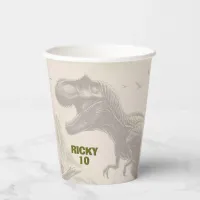 T-rex Dinosaur Paper Cups