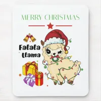 Christmas Llama Mousepad