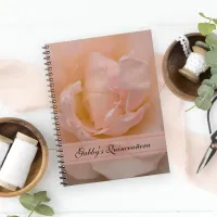 Blush Pink Rose Quinceañera Guest Book