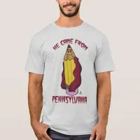 Pennsylvania Pencil Vampire Fun Cartoon Art T-Shirt