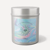 Chic Holographic Magical Intention Candles Label