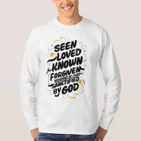 Divine Embrace: A Message of Faith and Redemption T-Shirt