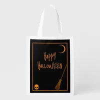 Halloween Trick or Treat  Grocery Bag