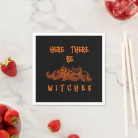 Here There Be Witches  Napkins