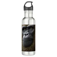 Bigfoot Face Closeup | Gorilla, Skunk Ape Stainless Steel Water Bottle