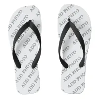 Customize Add Name Photo or Artwork Flip Flops