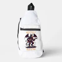 Mythical Rockstar: Bigfoots Guitar Solo Sling Bag