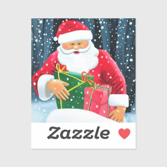 Merry Christmas - Merry Christmas - Santa Claus Sticker