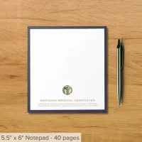 Custom Medical Notepad with Logo