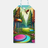 Disc Golf and Eagle themed To and From Birthday Gift Tags