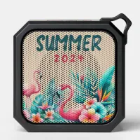 Tropical Jungle Flamingo Summer 2024 Hawaii Bluetooth Speaker