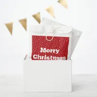 Christmas Trees and Snowflakes Favor Bags