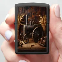 Rustic Steam Engine Still Life Zippo Lighter